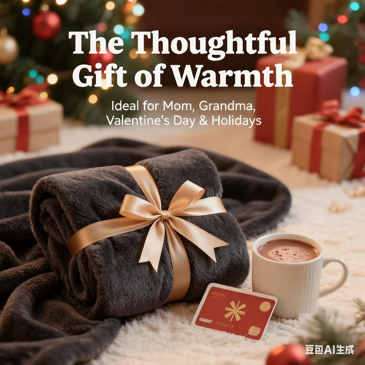 SNZ Comoda coperta indossabile per donne e uomini, comoda coperta in pile per ufficio, viaggi, casa, regalo per mamma, anziani