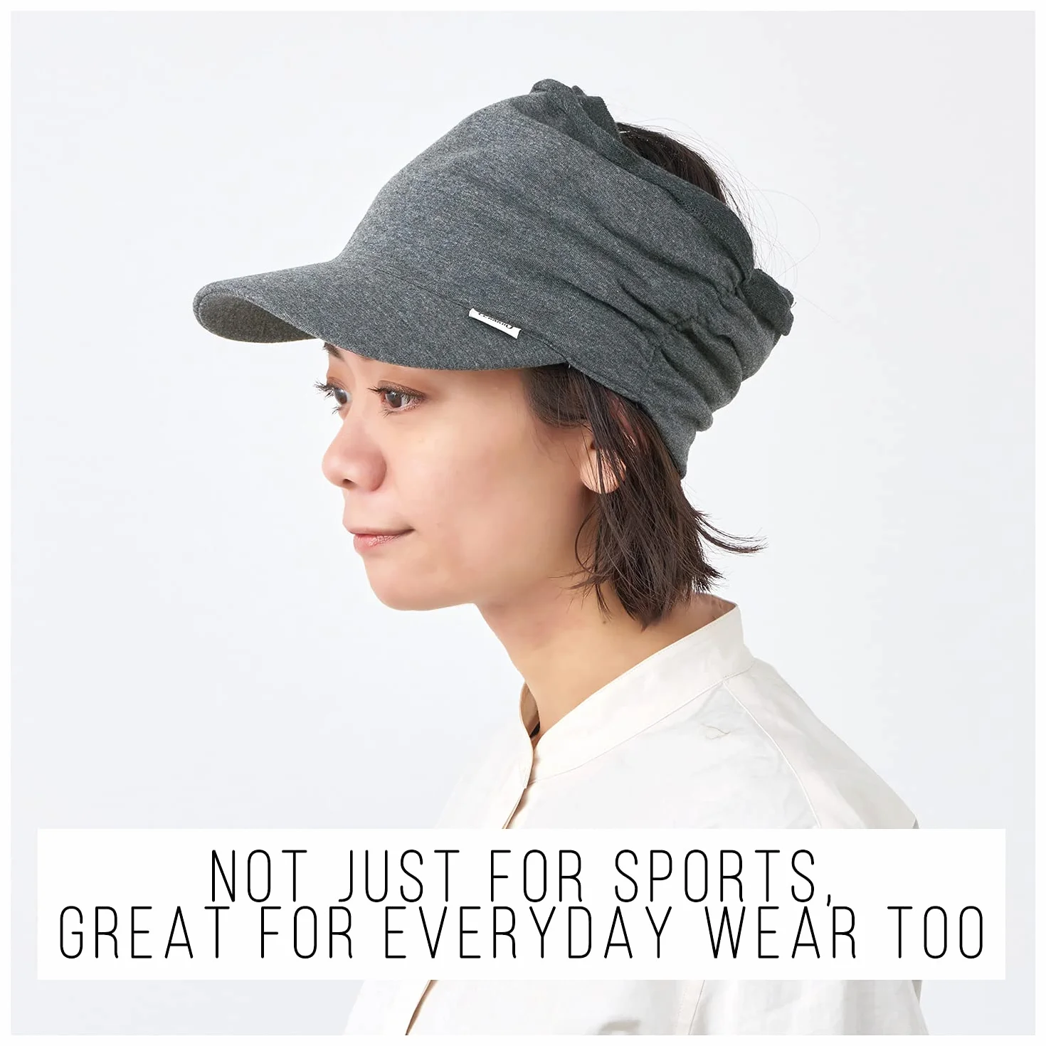 CHARM Tutte Stagione Visiera Cappello Anti UV Sole Cappello Giapponese Indossato Design Unisex