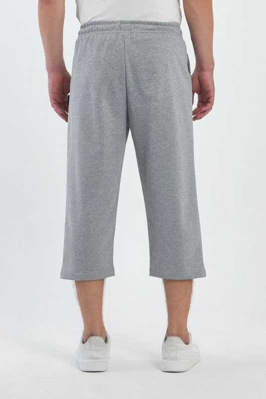 COMEOR Pantaloncini Capri da uomo in cotone a 3/4 con tasche – Estate Casual Lounge Short Loose Fit, allenamento, jogging, atletica, palestra, corsa abbigliamento sportivo