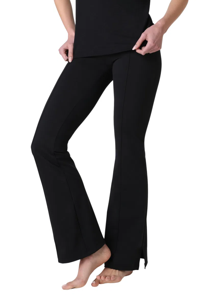 Lovable - Sportivi Aderenti A Zampa in Jersey Morbido E Traspirante - Sport, Yoga, Pilates, Palestra - Active Comfort, Pantaloni Donna