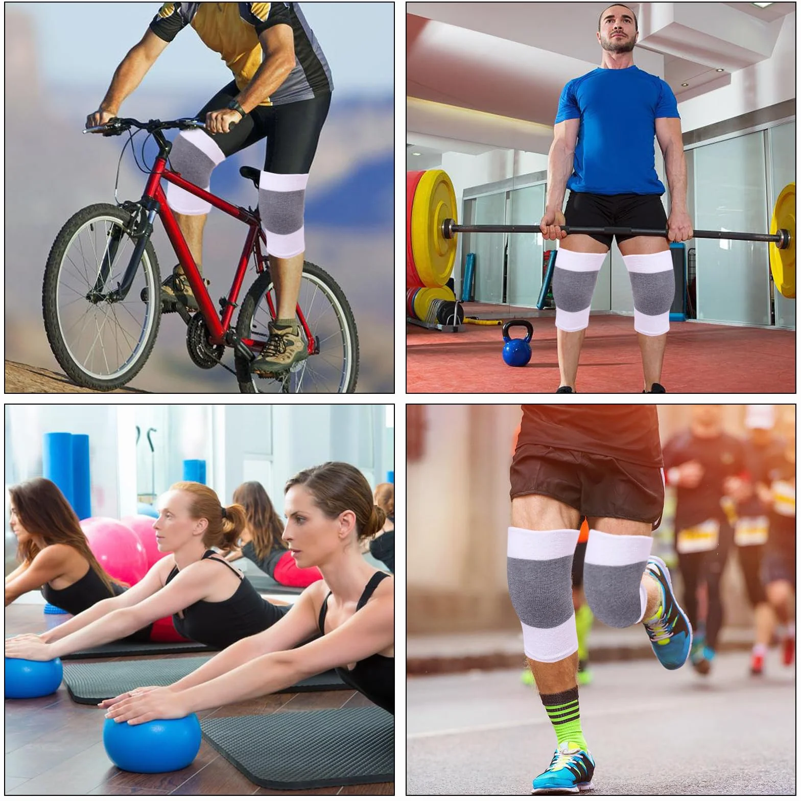 Ginocchiere Termiche Invernali per Ginocchia 1 Paio Artritiche Supporto per Ginocchiere Invernali Caldo Scaldamuscoli Invernali Traspiranti per Sci Ciclismo Danza Corsa Artrite Tendinite Unisex