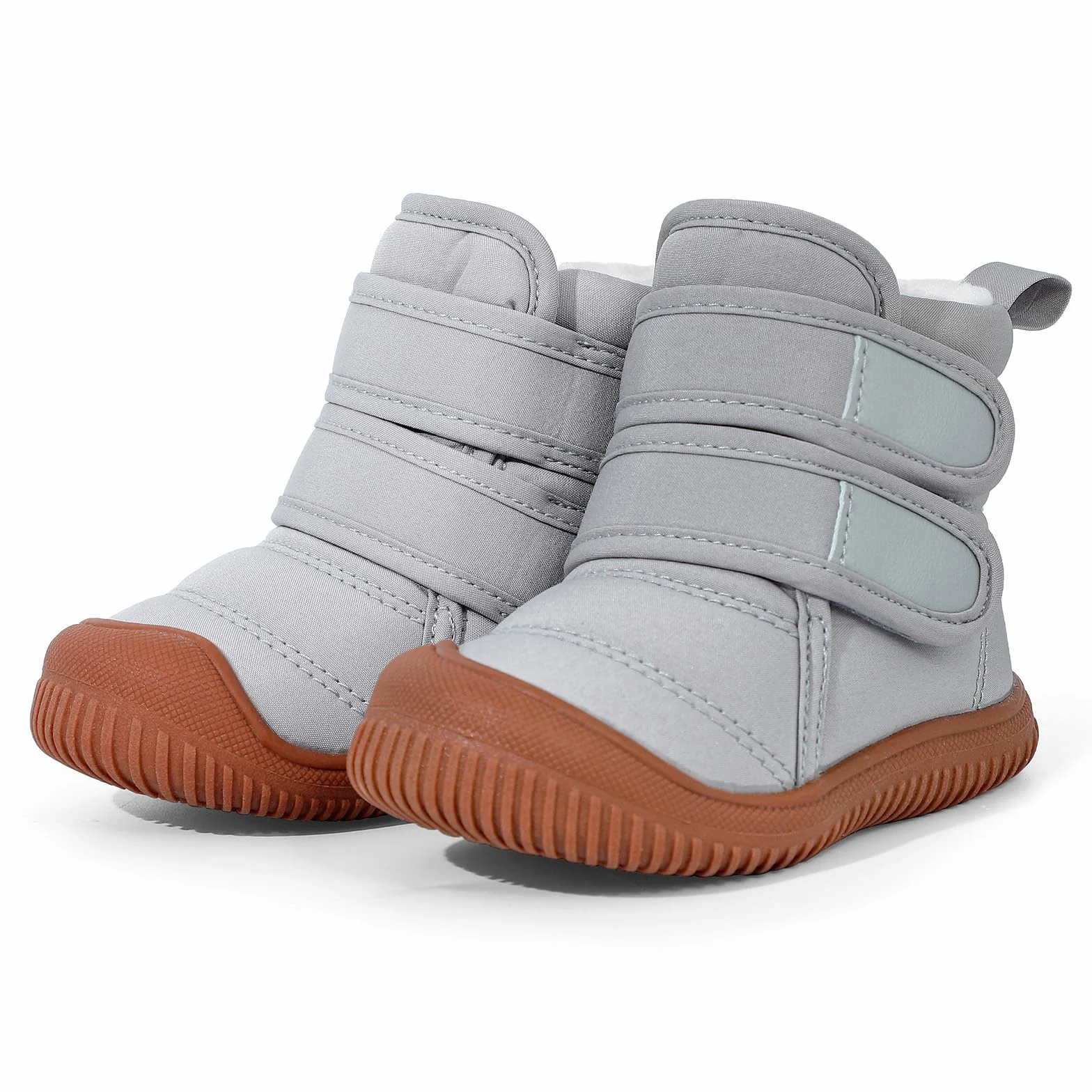 MASOCIO Stivaletti Neonato Neonata Invernali Scarpe Scarponcini Bimbo Bambino con Suole Gomma Antiscivolo Taglia 19-27 EU