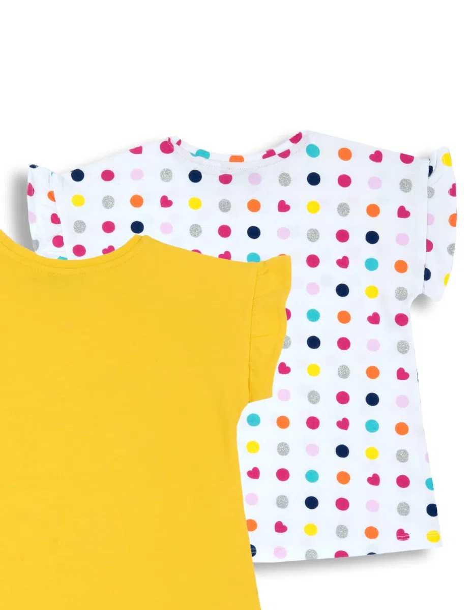Chicco, T-Shirt Bambina, Set di 3 Magliette a Maniche Corte, in 100% Cotone, Ottimi per la Primavera e L'Estate, Abbigliamento Bambine e Ragazze