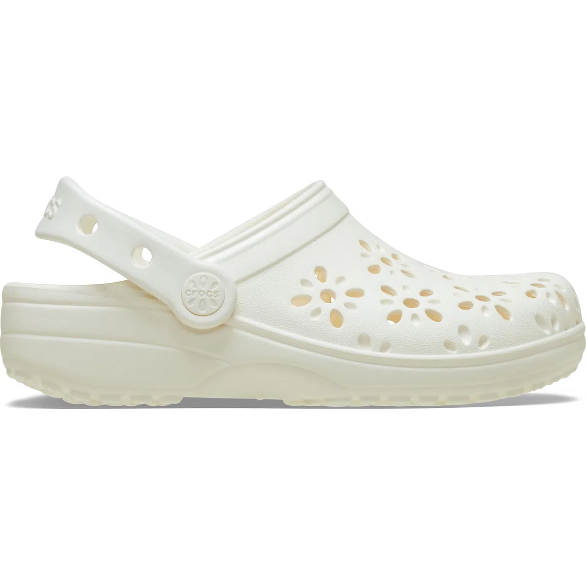 Crocs Classic Floral Cut out Clog K, Zoccoli Unisex - Bambini e Ragazzi