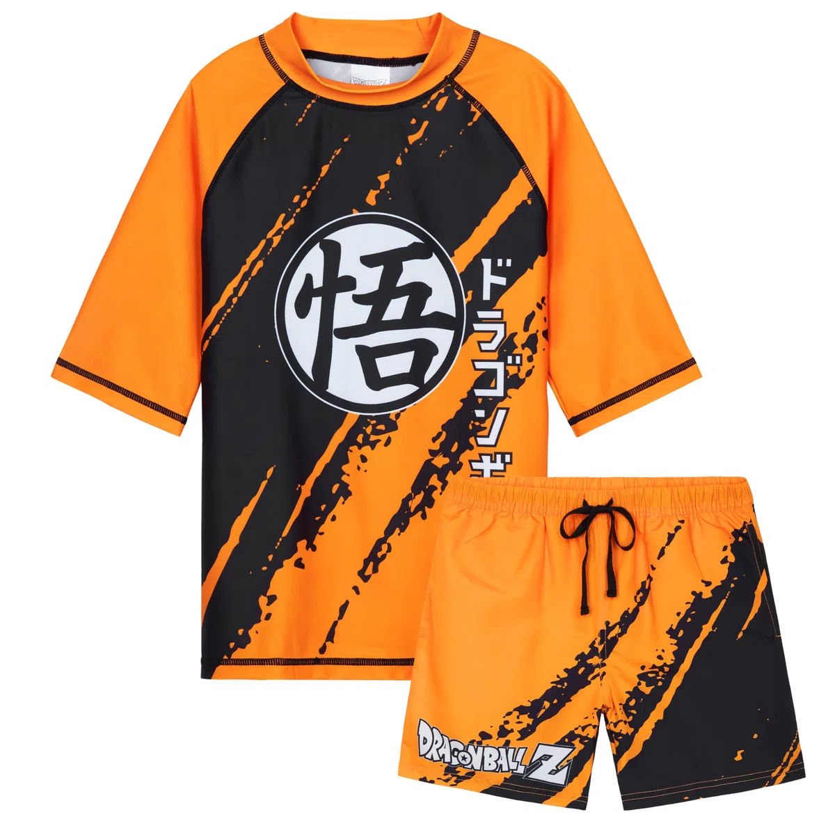 Get Trend Costume Piscina Bambino Adolescenti 2 Pz Costumi da Bagno e Rash Vest per Vacanza Spiaggia Mare Regalo Ragazzo