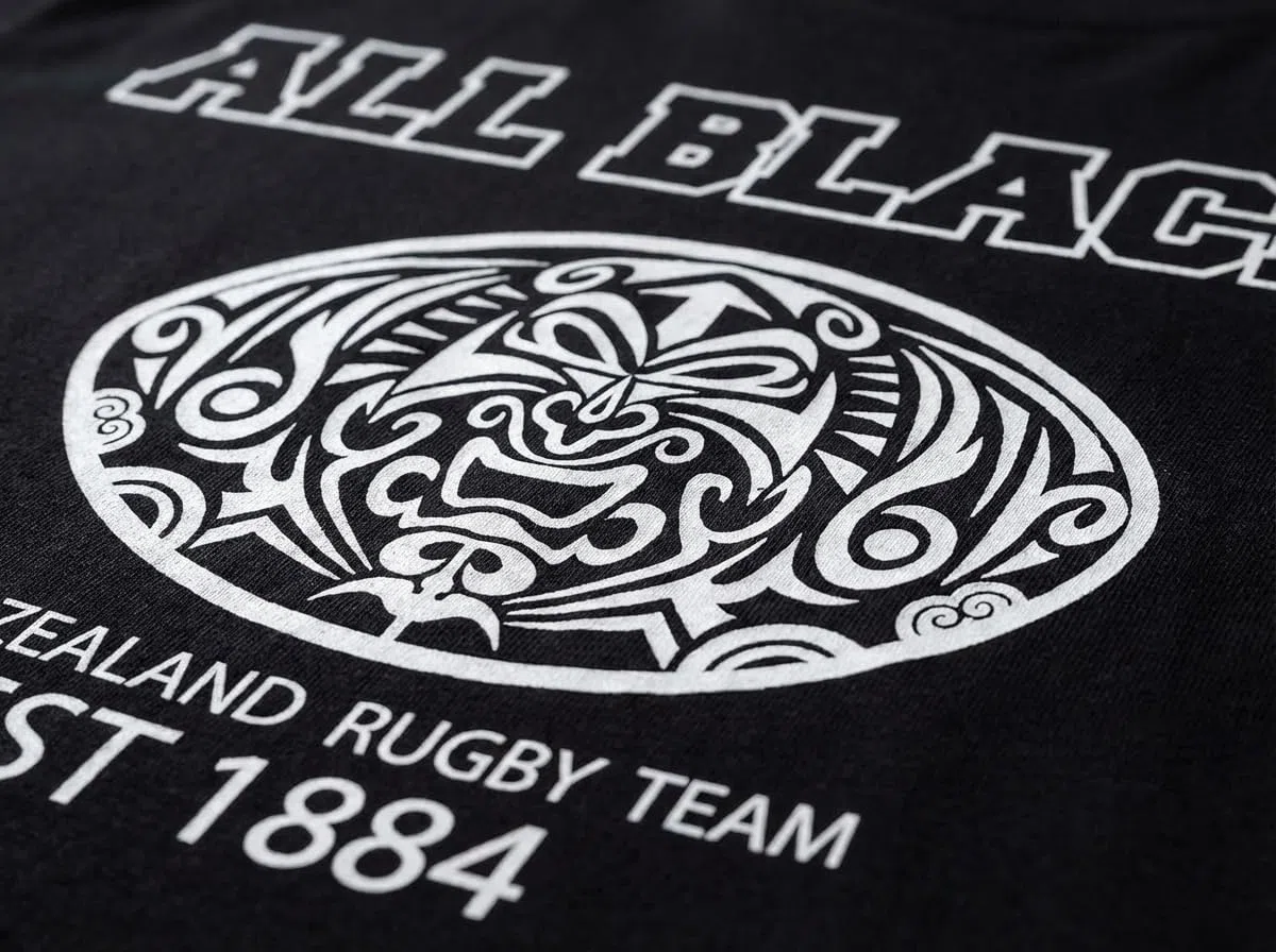 Rule Out Maglietta da Uomo di Rugby. all Blacks. Squadra Nazionale Rugby Nuova Zelanda. Casual Wear