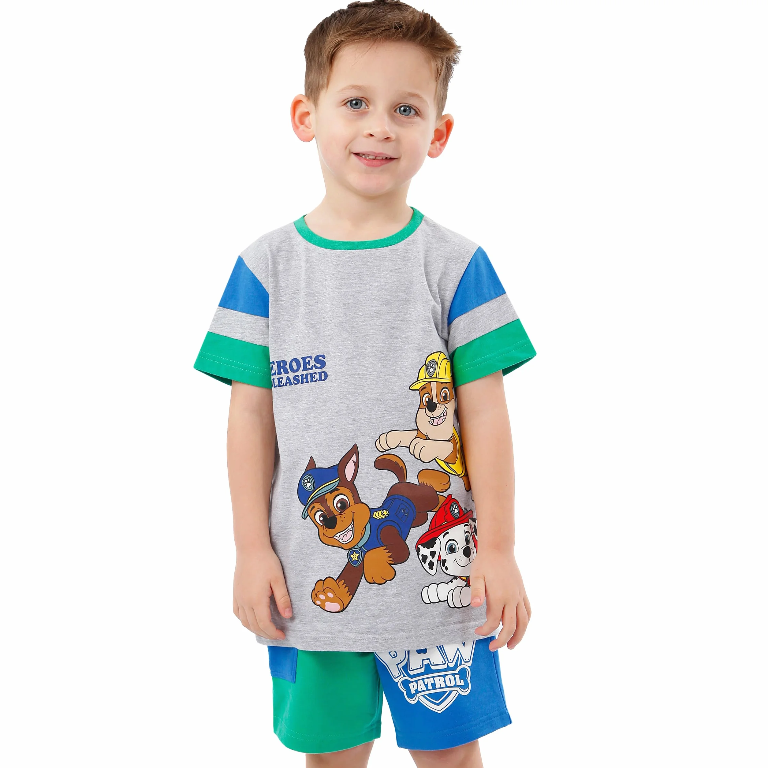 Paw Patrol Vestito Completo Pantaloncini E Maglietta Bambino | Completini E Coordinati Per Bambino