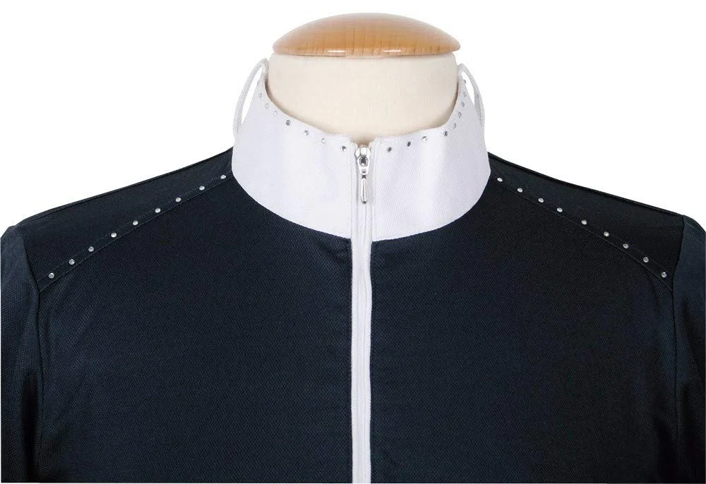 Harry' s Horse 26100562, Maglietta con Mezza Zip Bambina, Blu (Marine), 152