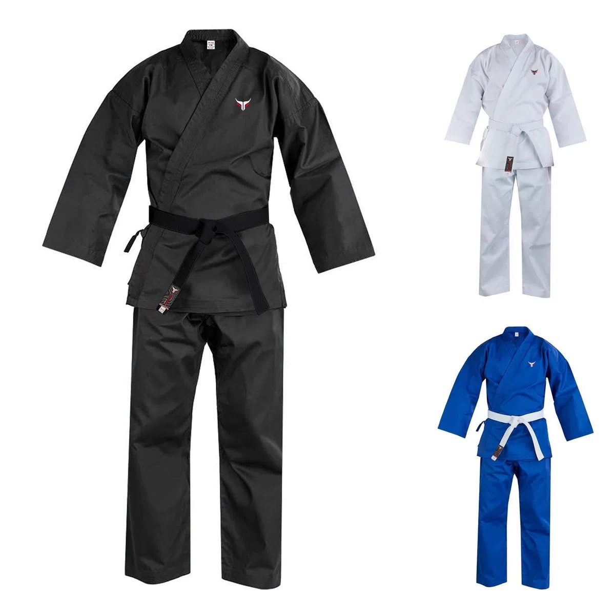 Mytra Fusion Karate Gi Bambini con Cintura – Tuta da Allenamento Arti Marziali 200g per Bambini e Bambine – Divisa Karate Studenti