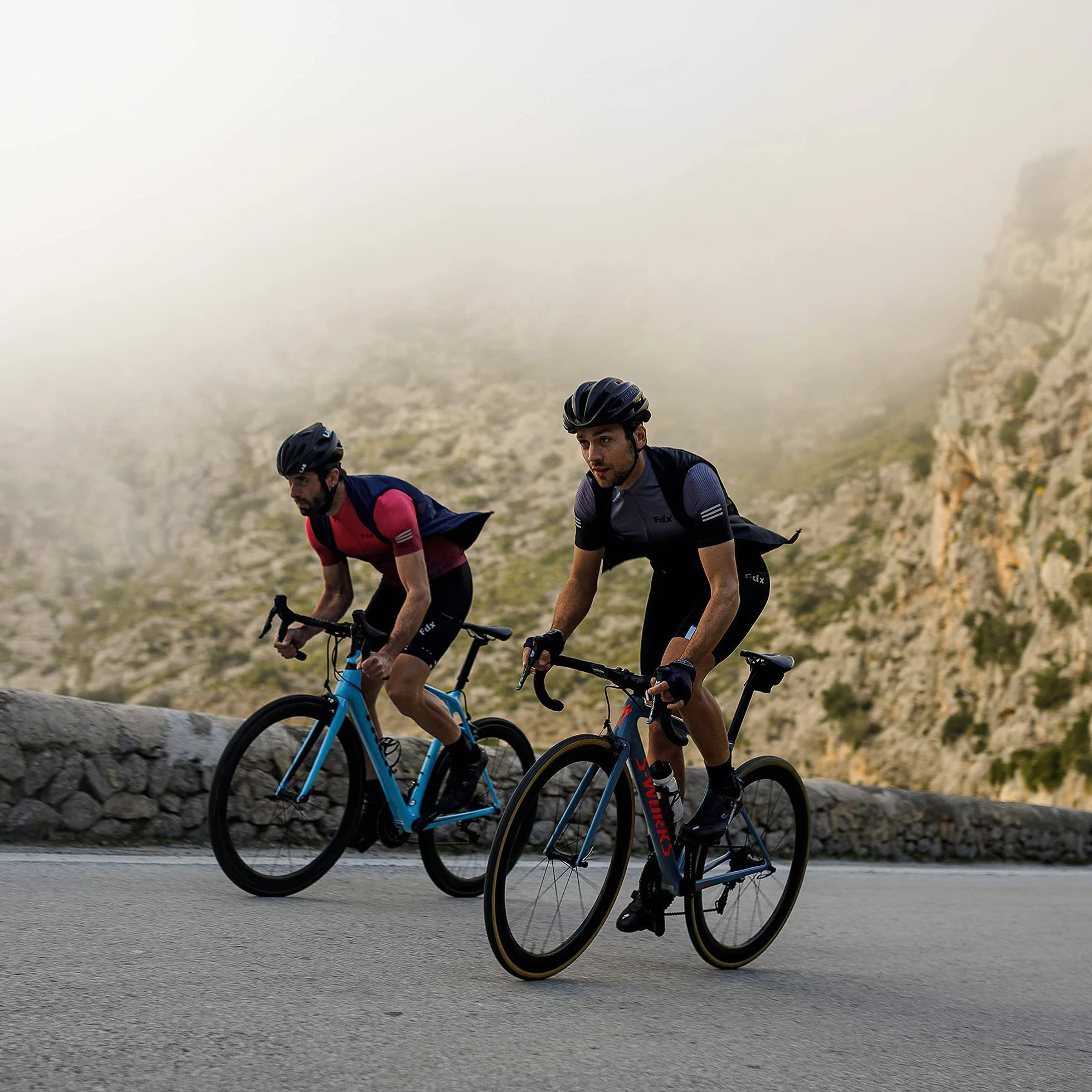 FDX, gilet da ciclismo da uomo, impermeabile, antivento, pieghevole, traspirante