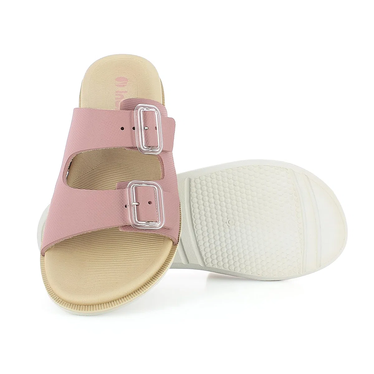 inblu Ciabatte Donna Colorate Con Dobbia Fibbia Regolabile, Dual Density Sandali a ciabattaDonna