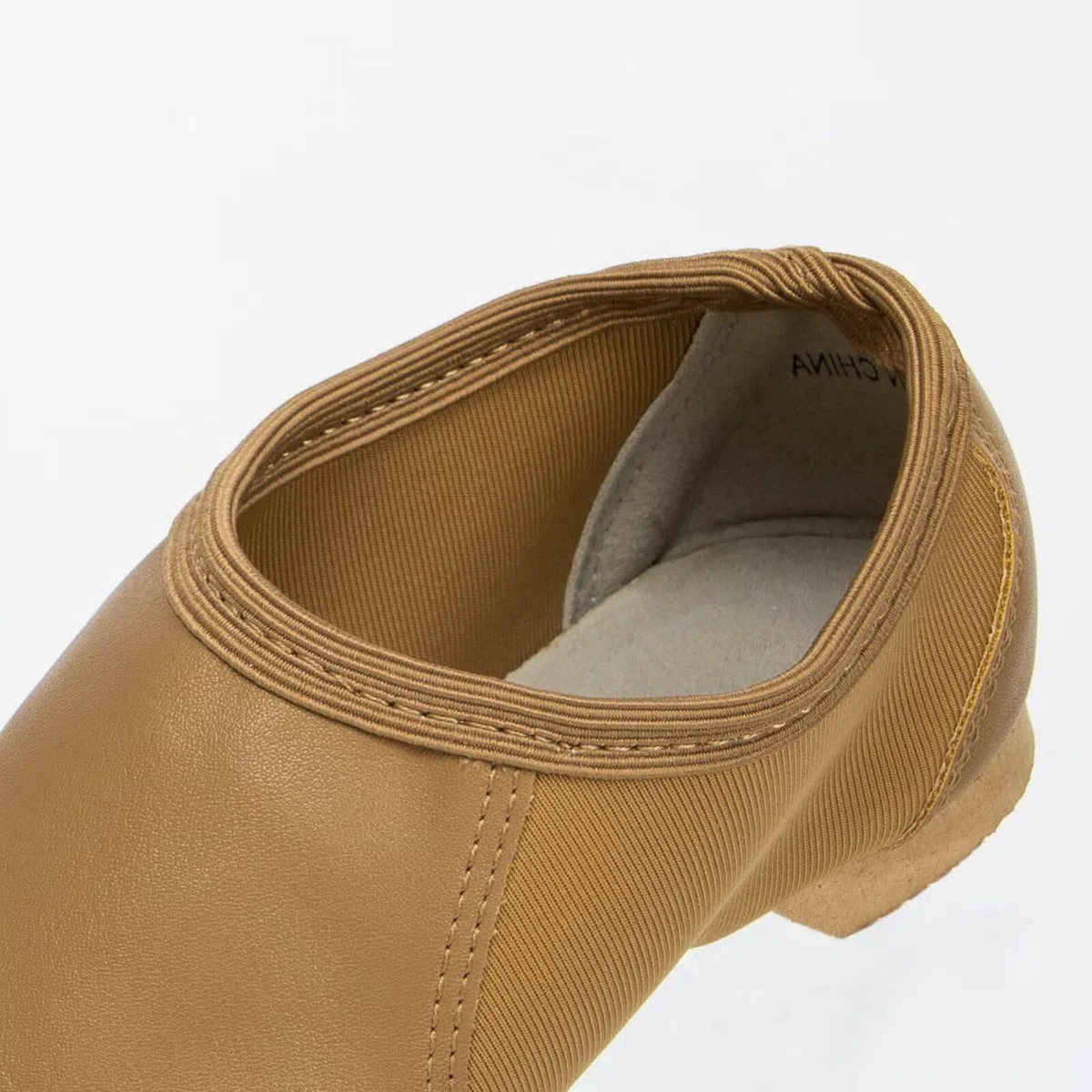 Scarpe da jazz Neo-Flex Slip on in morbida pelle PU, scarpe da ballo moderne con suola divisa per bambini