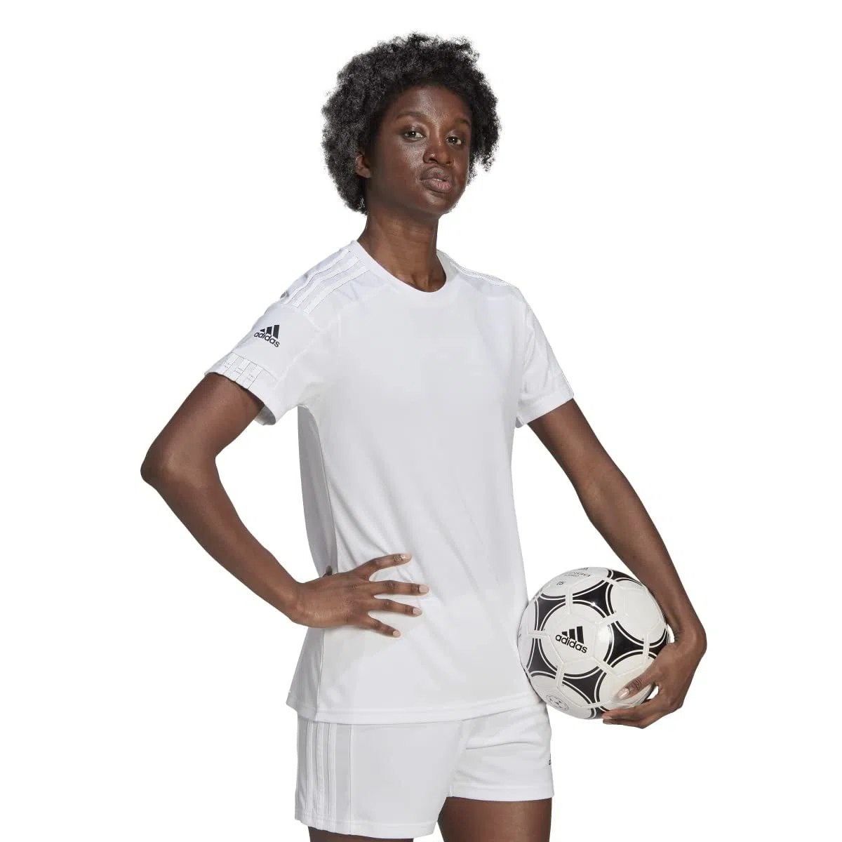 adidas Donna Squadra 21 Jersey, White / White / Black, XL