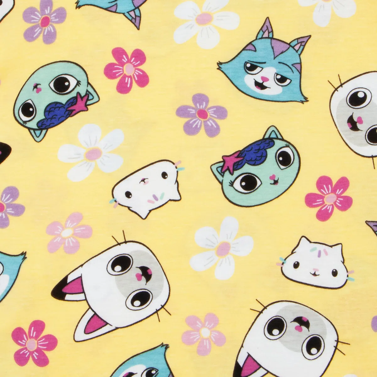 Gabby’s Dollhouse Confezione da 3 Tshirt Bambino, T Shirt Ragazza a Maniche Corte, Magliette Bambina Gabby e Gatti