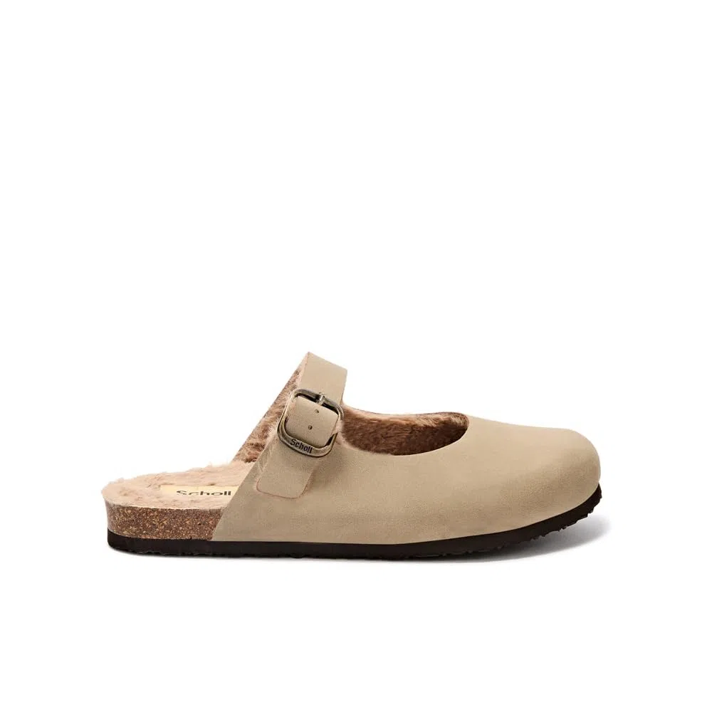 Scholl Jackie Mary Jane Fur Scarpa Donna