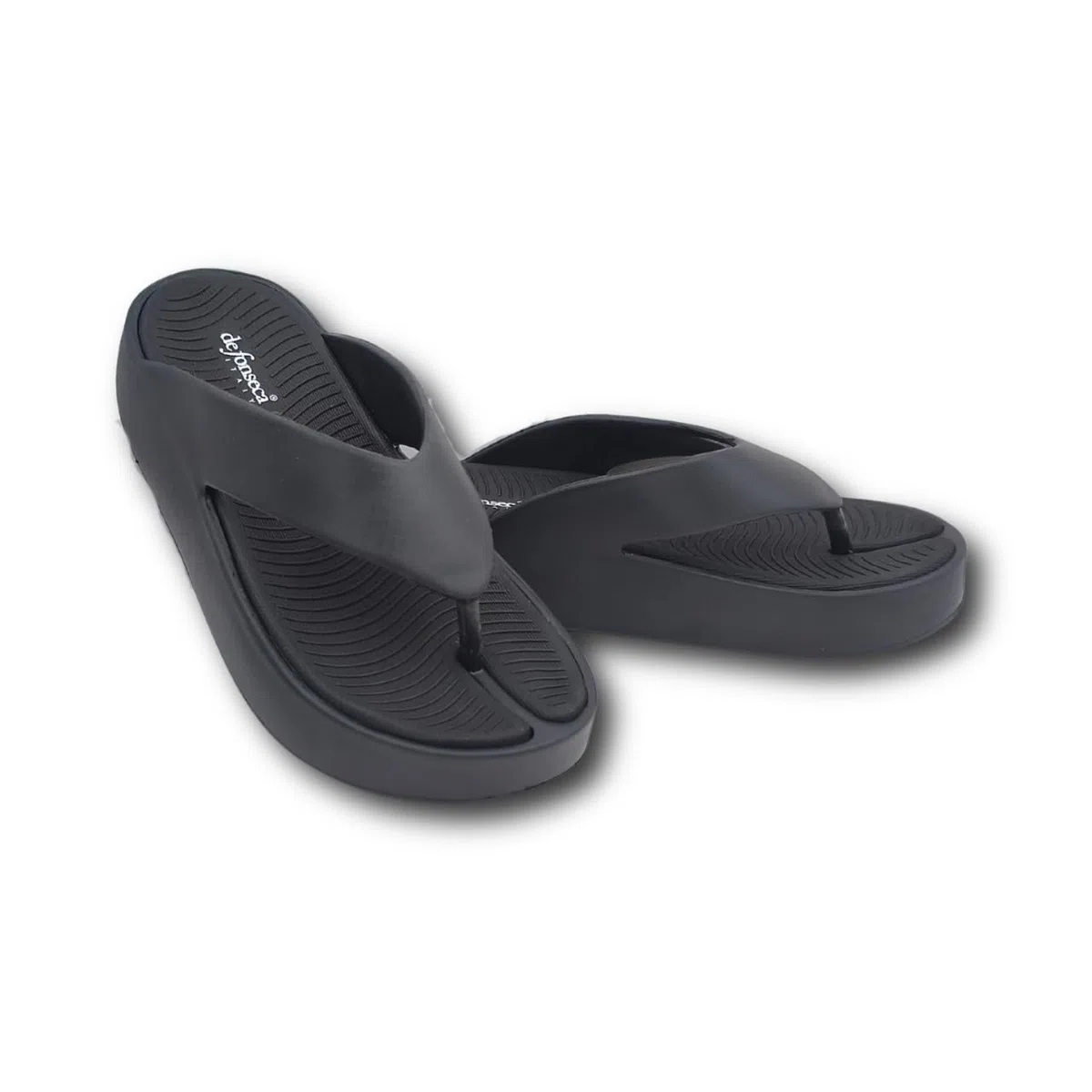 de fonseca LumaStep Ciabatte Alte Infradito Donna, Sandali Estivi con Zeppa, Flip Flop Platform da Mare con Tacco