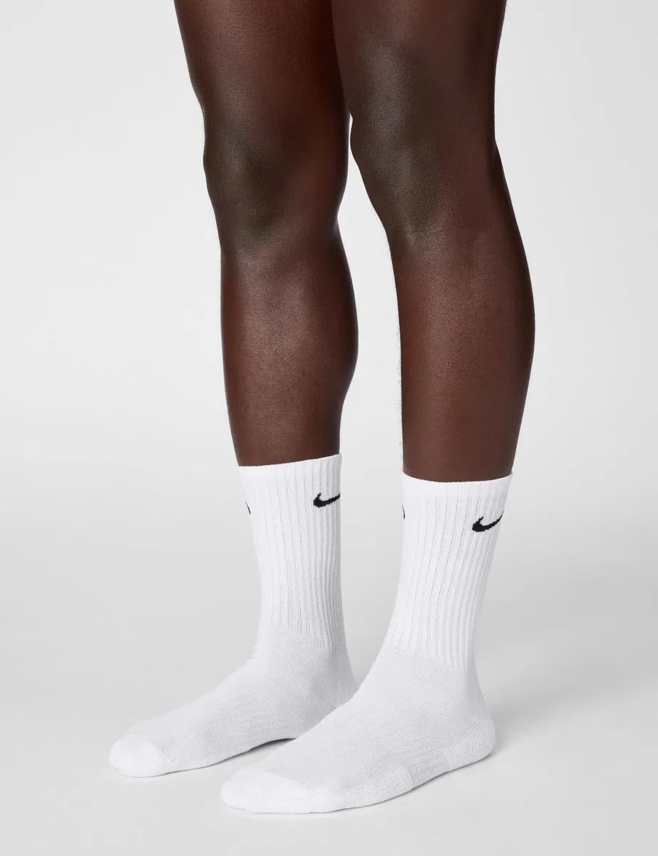 NIKE 6 paia di calzini Everyday Cushioned Crew SX7664-100/L