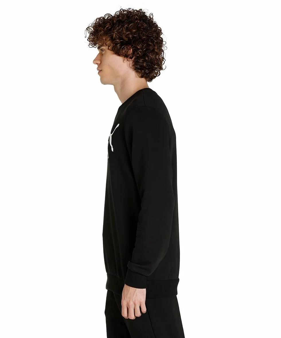 Puma Ess Big Logo Crew FL Maglia di Tuta Uomo
