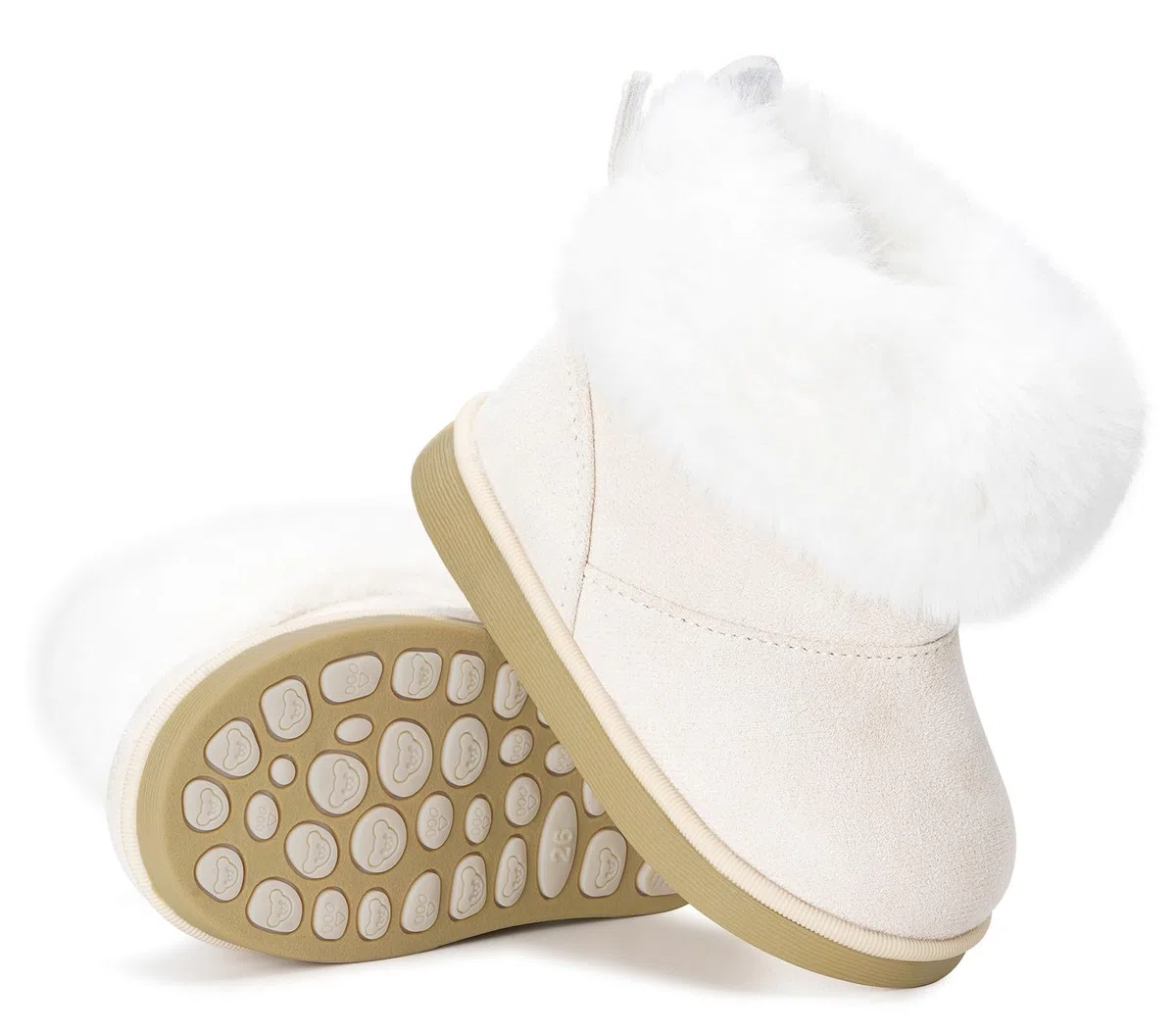 Gaatpot Stivali per Bambine e Ragazze Stivaletti da Neve Ragazzi Fodera Scarpe con Invernali Bambini Stivale con Imbottitura Calda 20-29EU