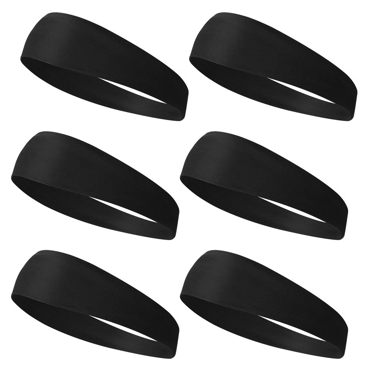 Fasce per bambini, 6 pezzi, fascia sportiva rinfrescante per bambini, fascia per il sudore per calcio, baseball, karate, corsa, fasce elastiche per il sudore per ragazze e ragazzi