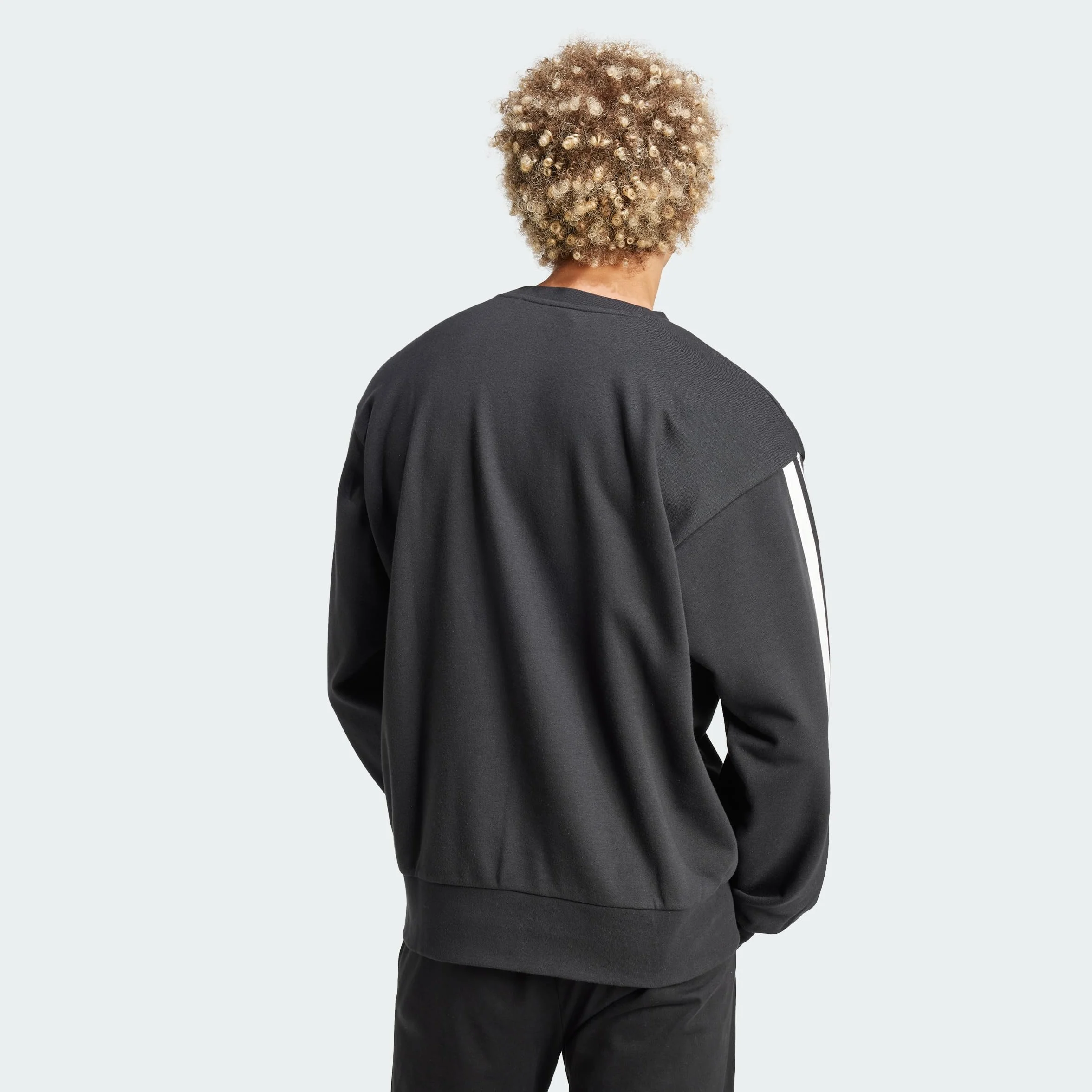 adidas Men Felpa Essentials 3-Stripes French Terry