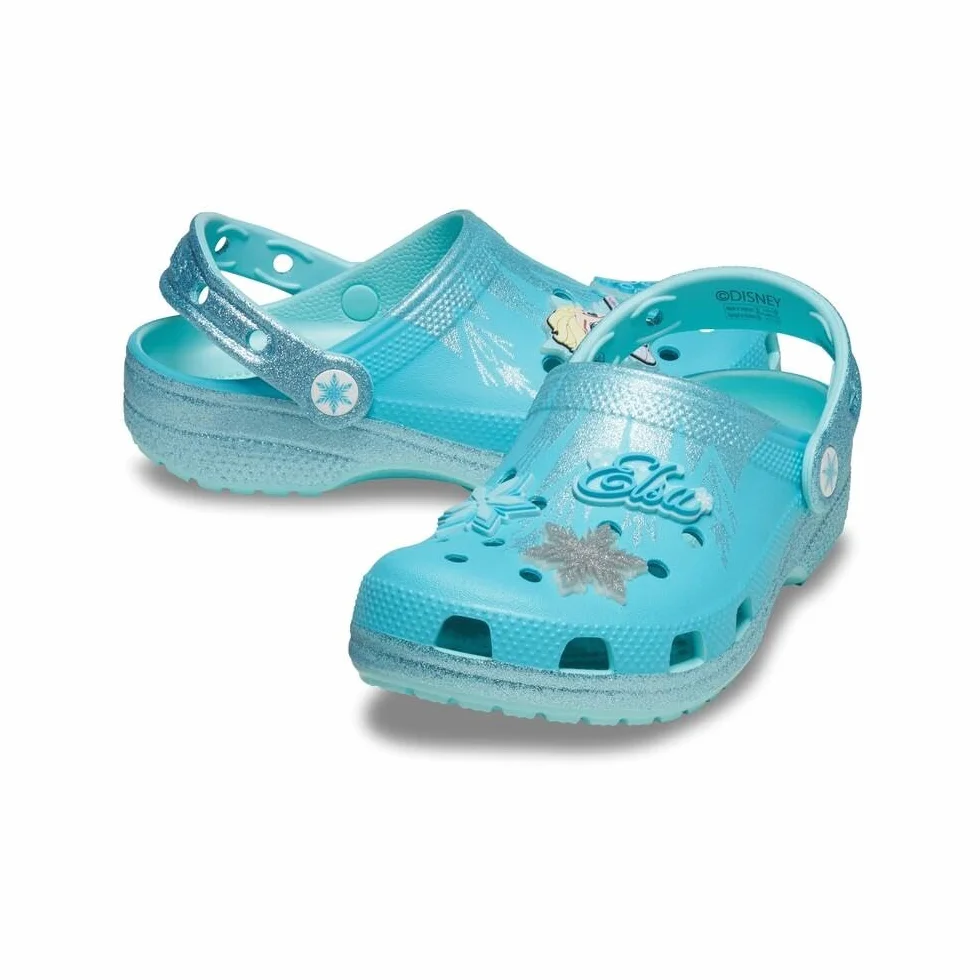Crocs Frozen Elsa Classic Clog K, Zoccoli Unisex - Bambini e Ragazzi