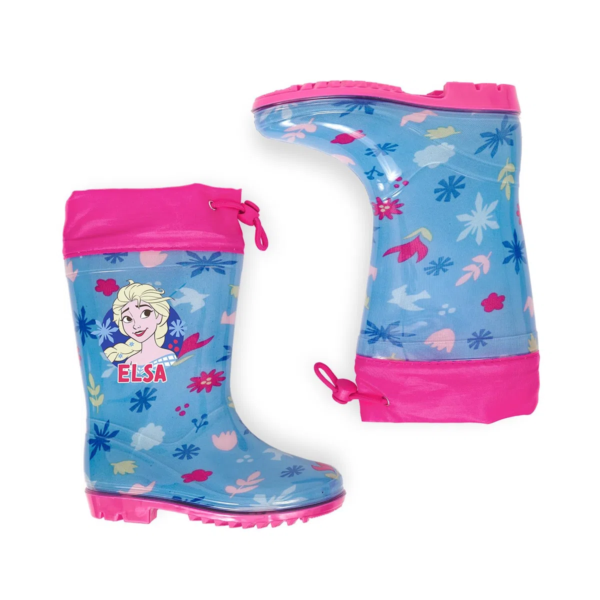 Stivaletti Pioggia Bambina Anna Elsa Frozen - Stivali Disney Gomma Galosce per Bimba Impermeabili Antiscivolo