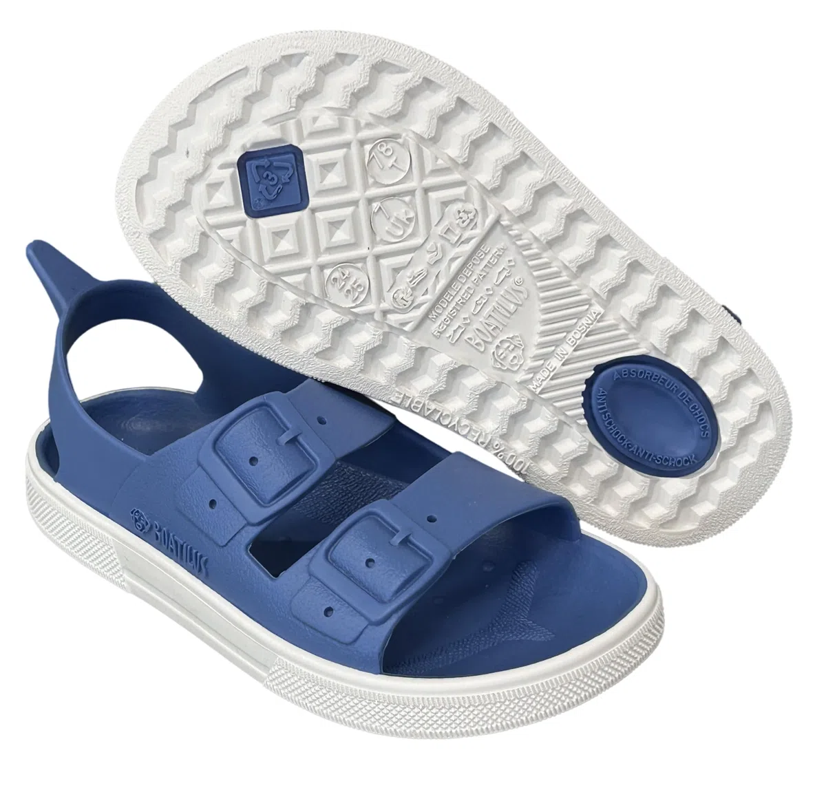 BOATILUS IRKY VEG SANDALI PER IL MARE, CIABATTE DA PASSEGGIO, PISCINA, PER BAMBINI