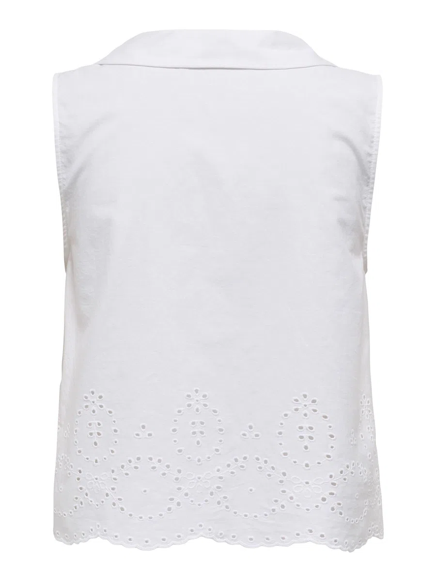 ONLY Shirt Onlroxanne SL Resort-Maglietta Wvn Donna
