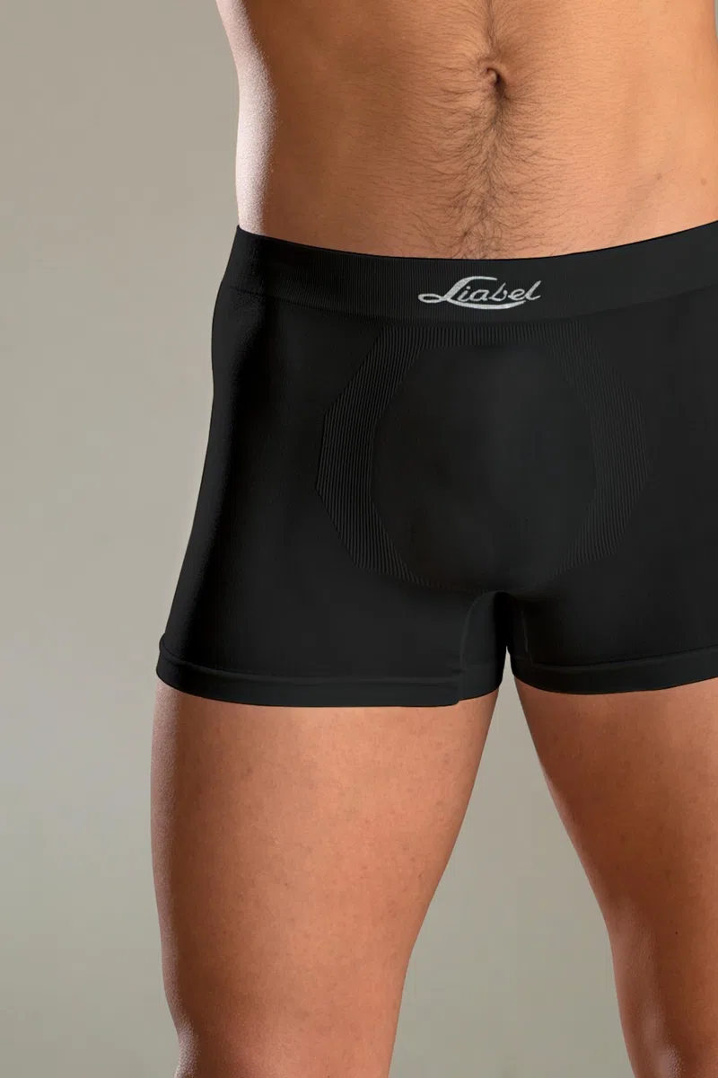 Liabel Boxer Uomo Microfibra Senza Cuciture (Confezione da 6) Mutande Uomo Aderenti Made in Italy con Elastico No Stress