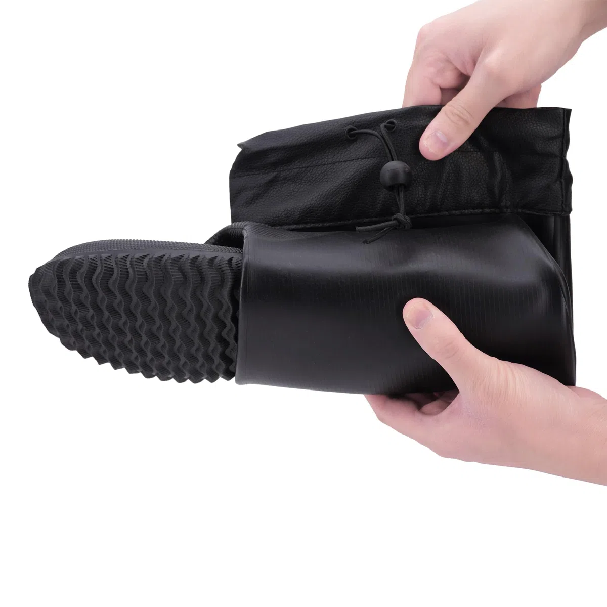 JOMIX Stivali da Pioggia Uomo Donna Antiscivolo Stivaletti Gomma Impermeabili Pieghevoli Scarpe Alte da Pesca Escursione Campeggio Lavoro Giardino Impermeabilità Totale Leggeri e Compatti
