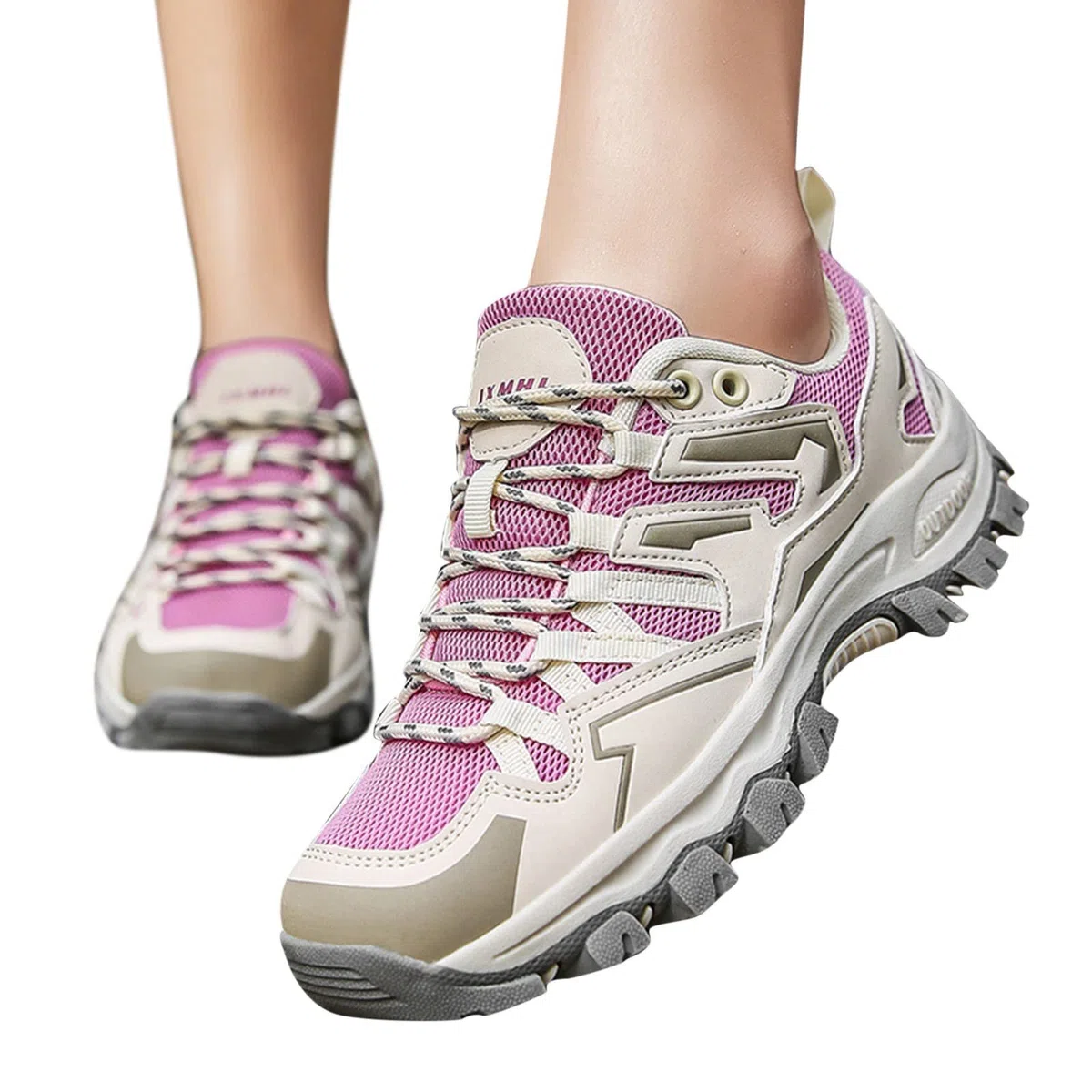 Scarpe da trekking da donna, ortopediche, da donna, per fitness, palestra, sport, camminate, scarpe sportive, per autunno e inverno, da tennis, per attività all'aria aperta, da trekking ed