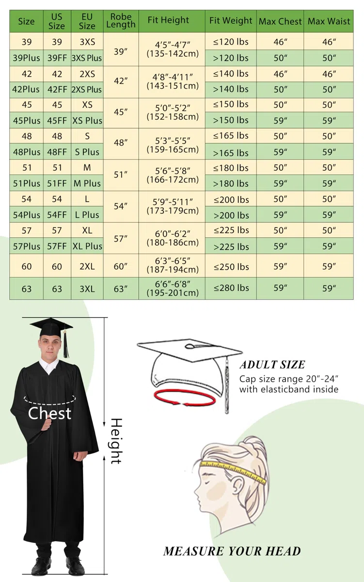 GraduationMall 2026 Toga Laurea Toga e Tocco Cappello Laurea Uomo Donna Nappa Cerimonia Universitaria Unisex 12 Colori