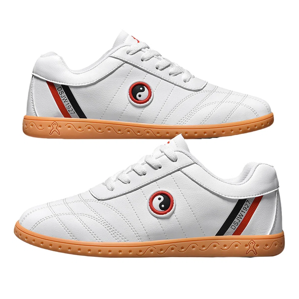 Tai Chi Wu Shu Kung Fu Scarpe,Scarpe Taekwondo Pelle,Scarpe da Taekwondo Sport Boxe,Scarpe da Karate Kung Fu,Bambini,Uomo Donna,Unisex,Traspirante,Antiscivolo,Leggere,per Wushu Yoga