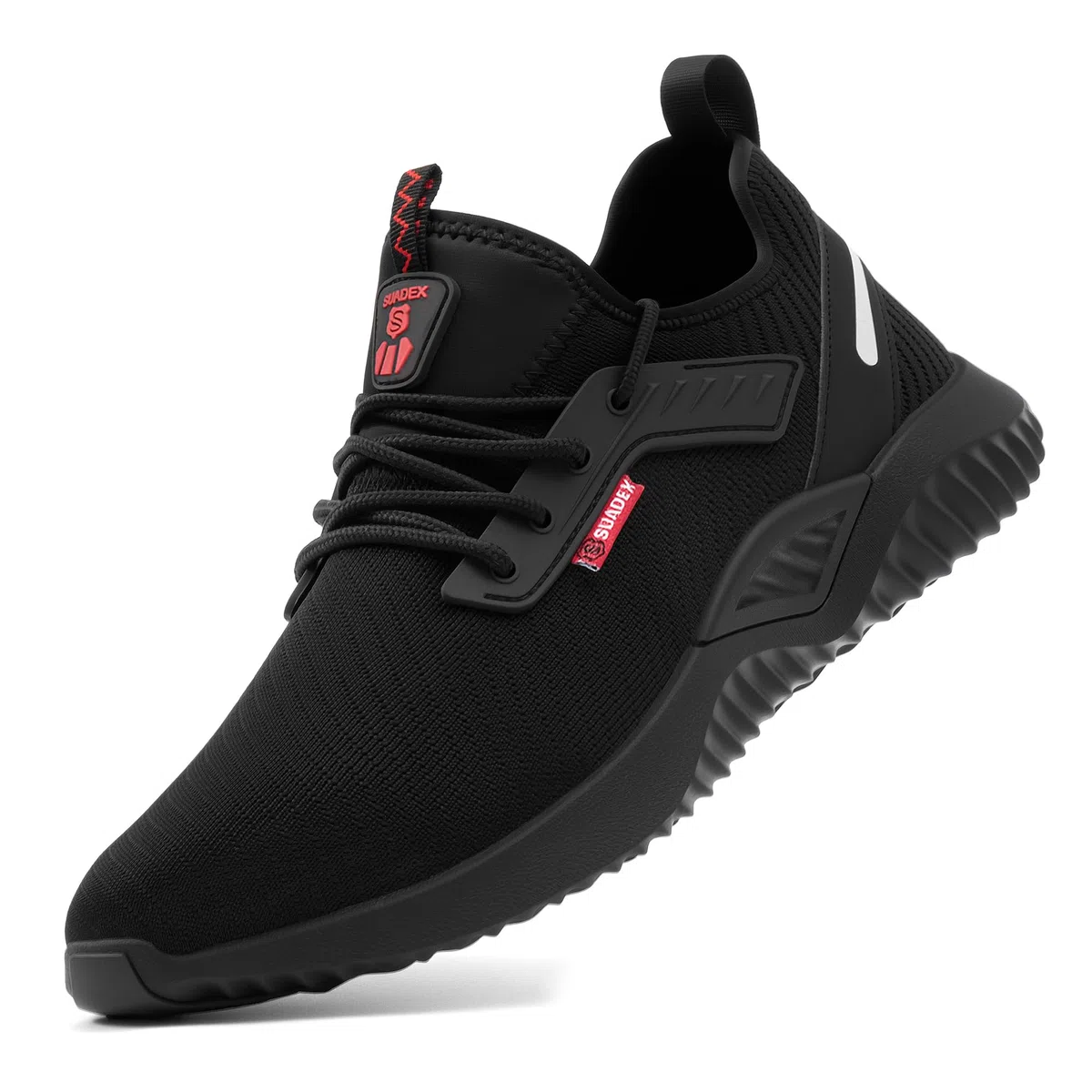SUADEX Scarpe Antinfortunistiche Uomo Donna Leggere Scarpe da Lavoro Ammortizzazione Leggeree Sportive CantierTraspiranti Sicurezza con Puntale in Acciaio EU 37-48