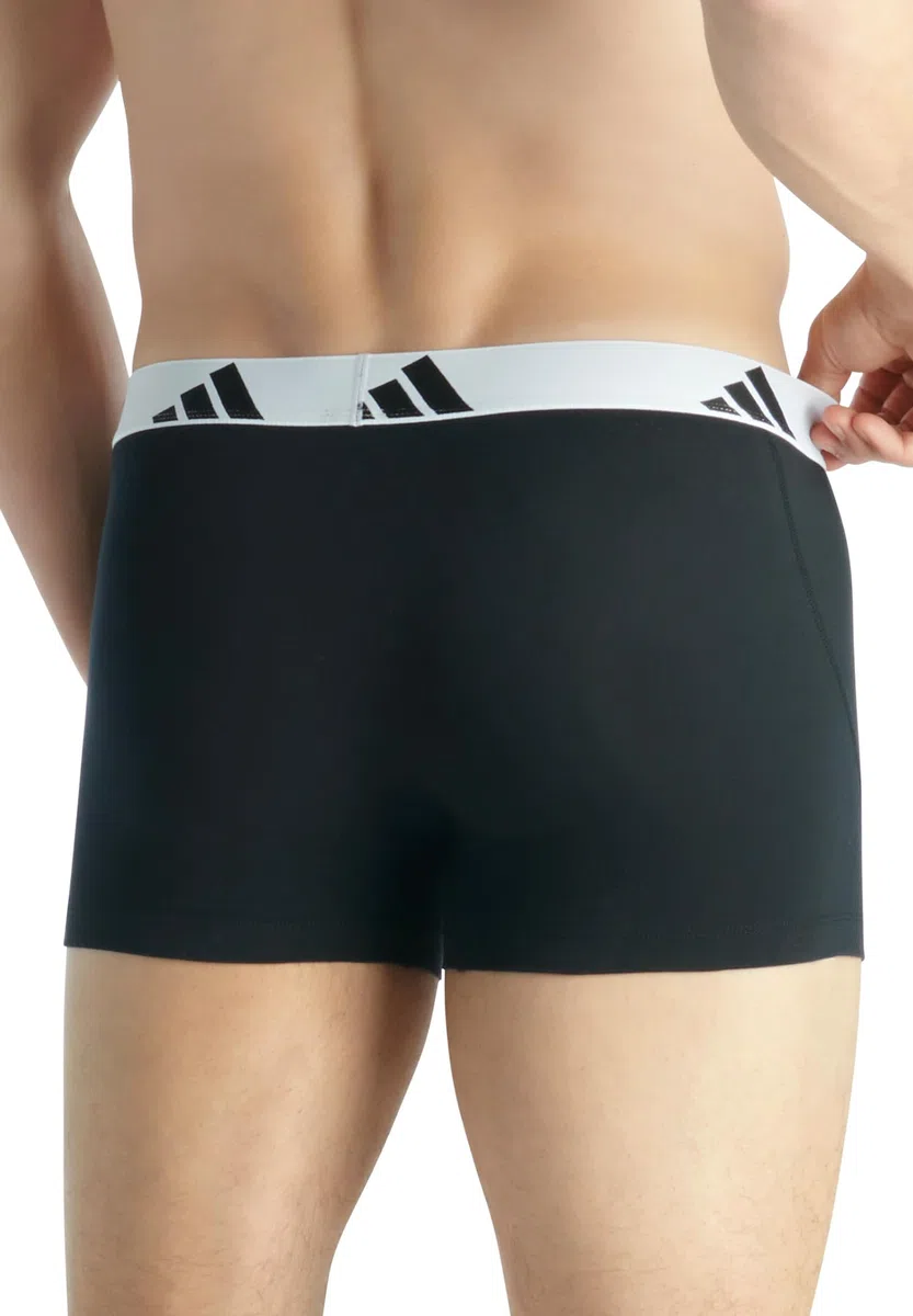 Adidas Microfiber Boxer Briefs Underwear Multipack – Athletic, Moisture Wicking, Stretch Fit & Tagless Discontinued Intimo Uomo (Pacco da 3)