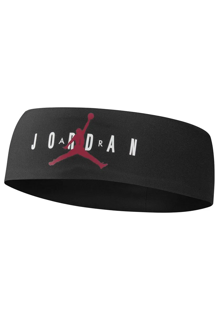 Jordan Fury Headband Graphic Fascia Tergisudore Jumpman Air Nero