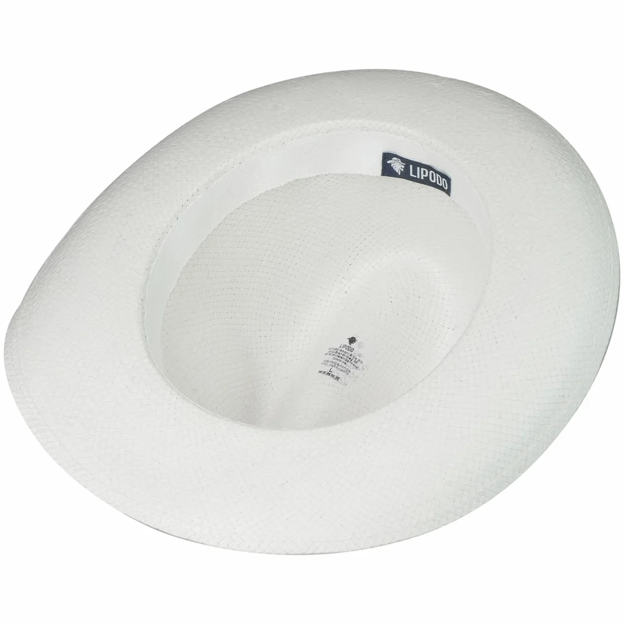 CAPPELLISHOP White Mountain Cappello di Paglia Bogart Fedora Prodotto in Italia Uomo Primavera Estate