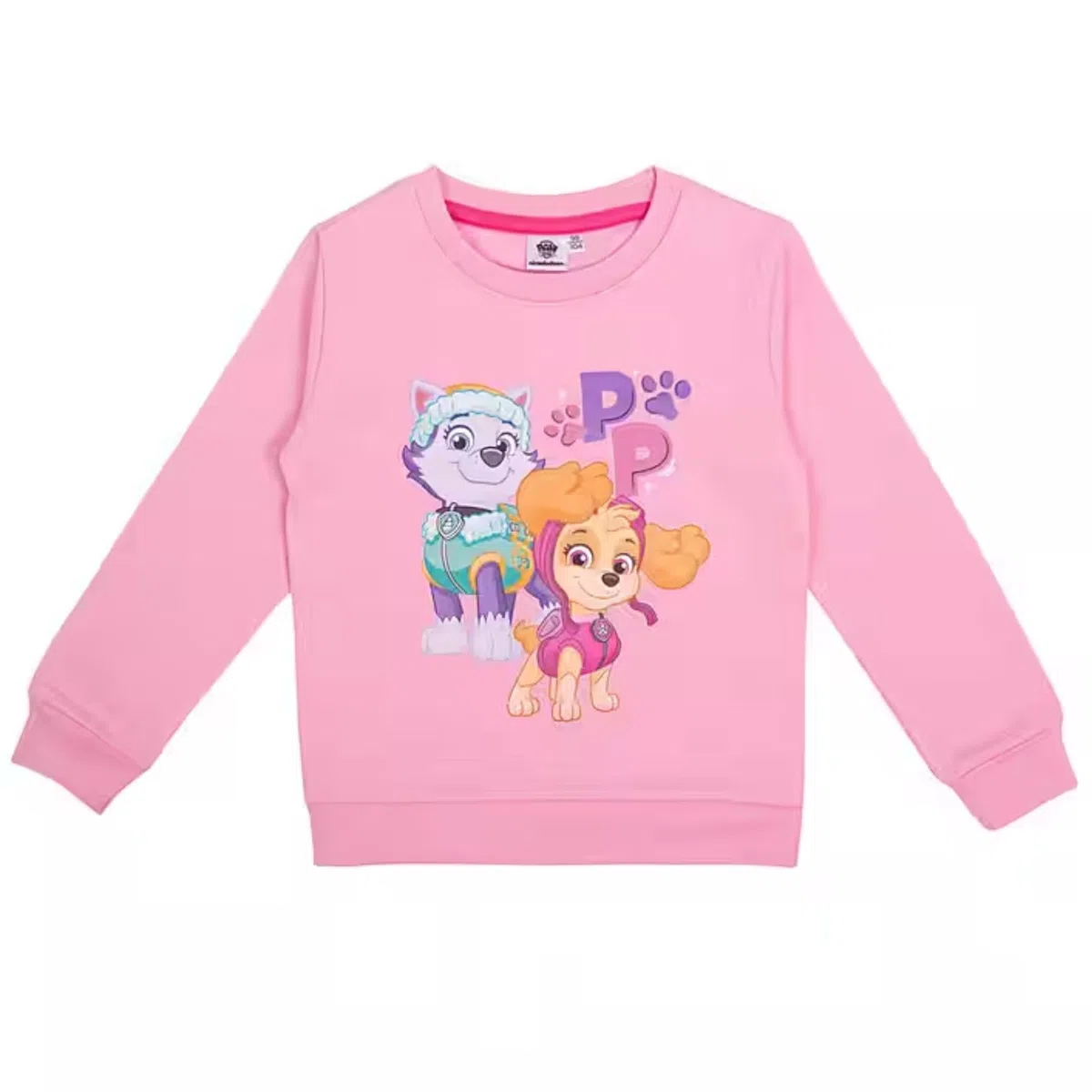Paw Patrol - Tuta Sportiva Felpata Jogging Ginnastica Cordinata Felpa Full Print e Pantalone - Bambina Bambino