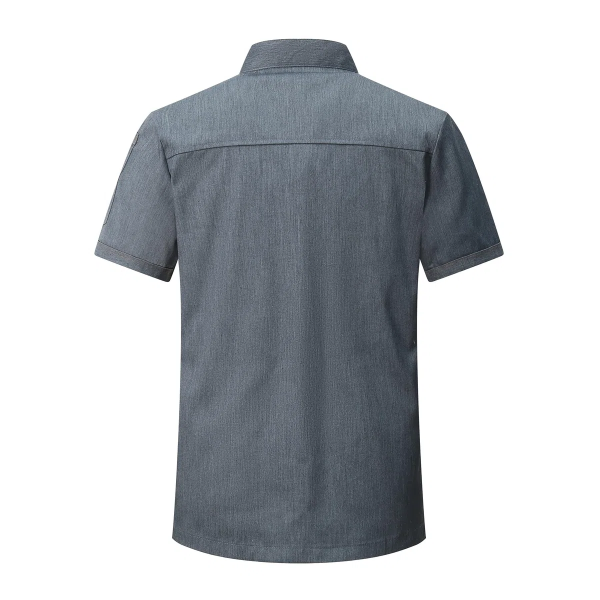 Giacca Cuoco Uomo e Donna con i Bottoni Cotone Professionale Giacca Cuoco Maniche Corte Uniforme Ristorante Lavoro Abbigliamento vestibilità Moderna