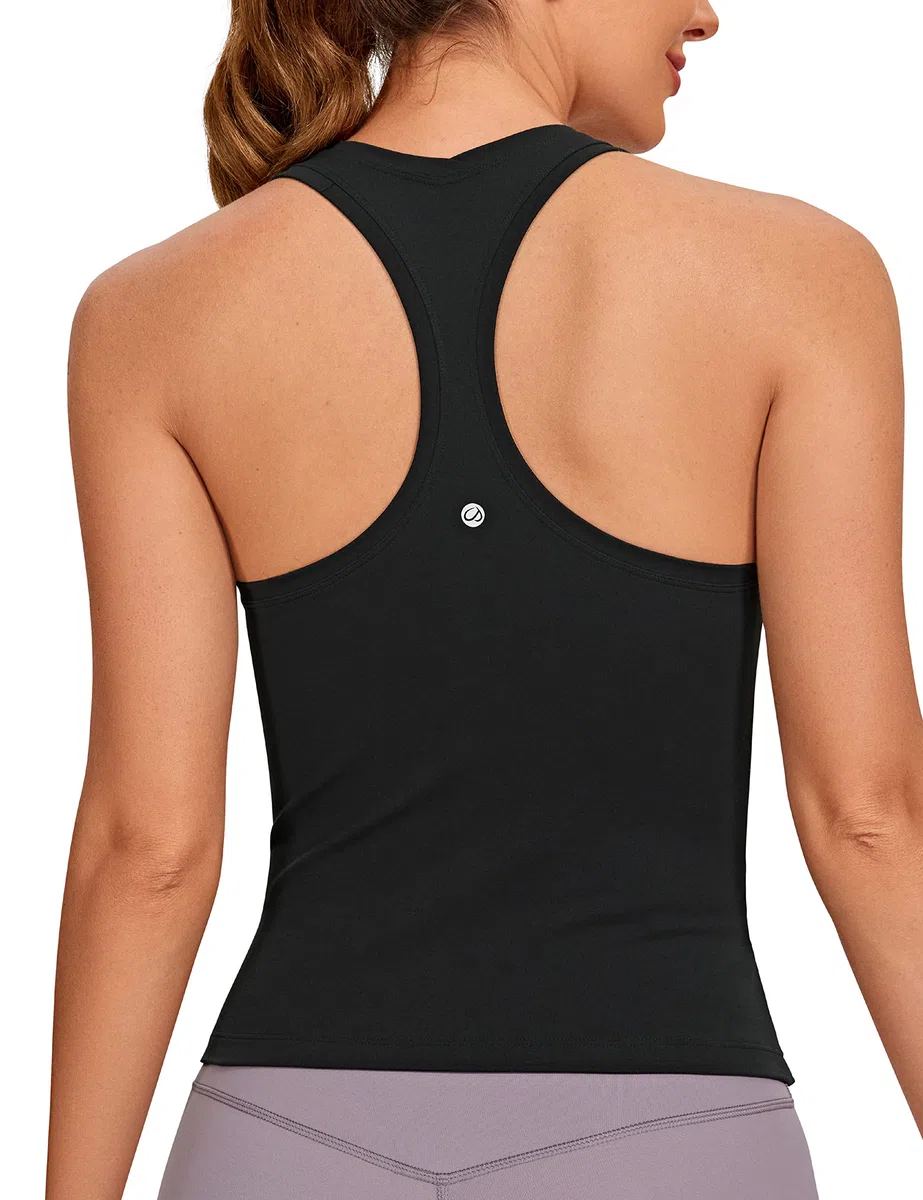 CRZ YOGA Butterluxe Canotta da Donna Top da Allenamento Senza Maniche Maglietta Atletica