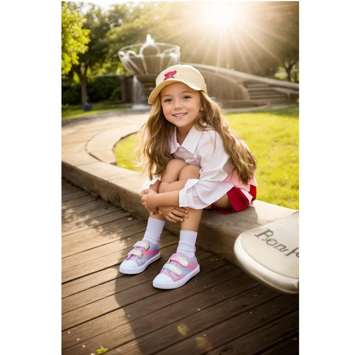 1-5 Anni Scarpine Bimba Primi Passi Scarpe da Tela Bambina Sneaker Casual Scarpe