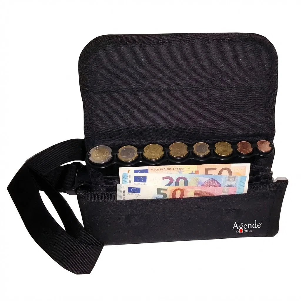 Borsa Da Cameriere Portafoglio Di Cameriere Con Inserto Automatico Per Monete