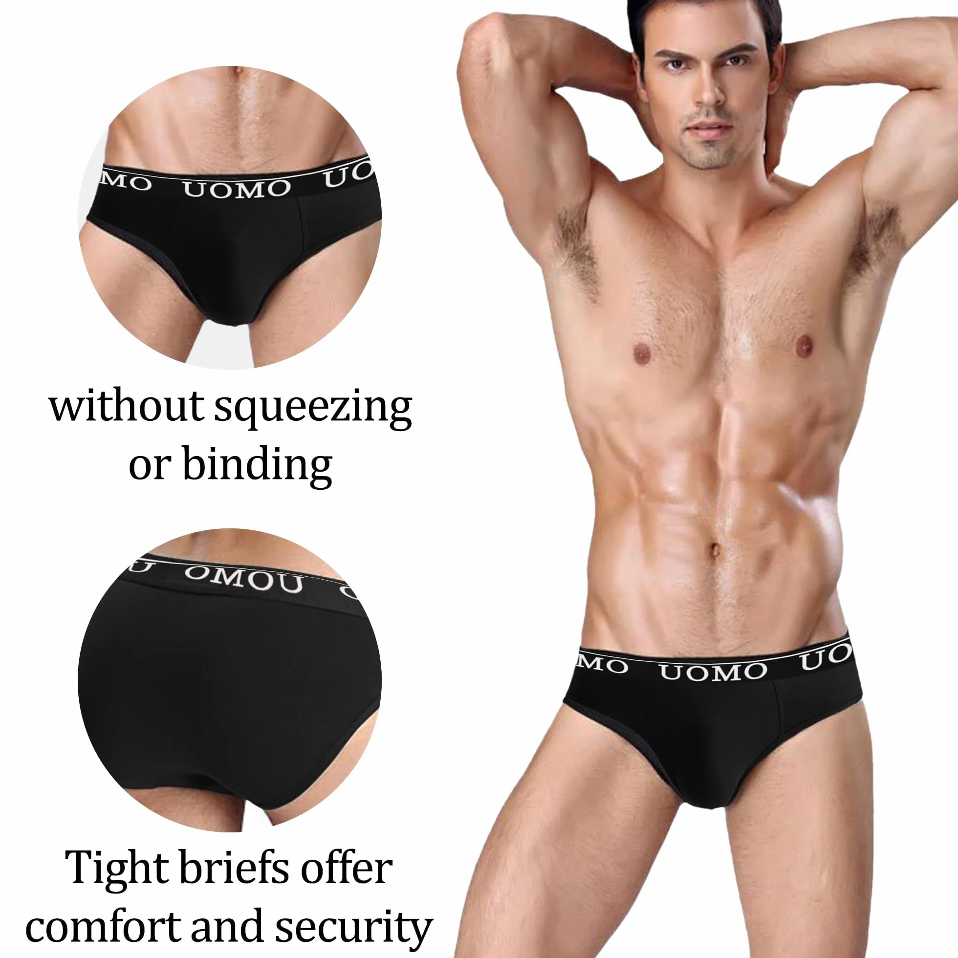 Channo Slip Uomo in Cotone Uomo – Comodo, Traspirante, Morbido e Aderente