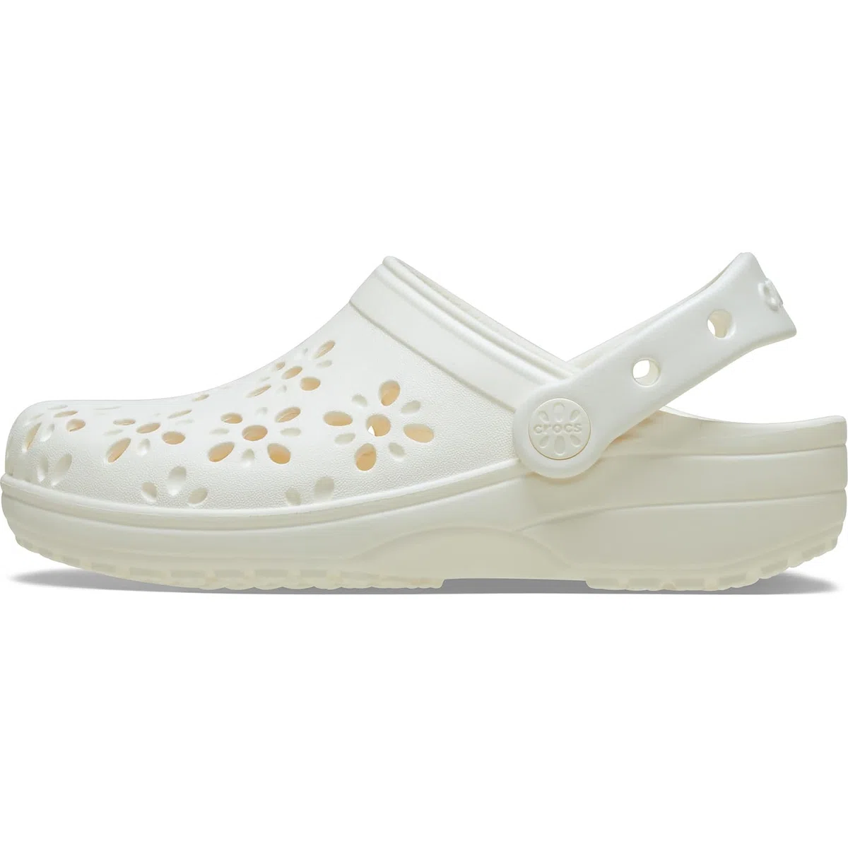 Crocs Classic Floral Cut out Clog K, Zoccoli Unisex - Bambini e Ragazzi