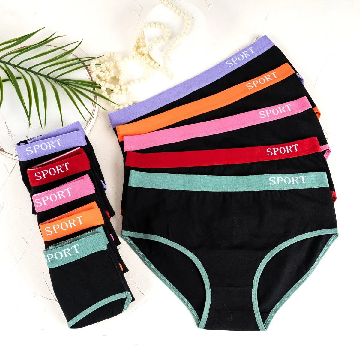 LOREZA ® 10 Slip in Cotone per Ragazze Intimo con Vari Motivi 2-15 Anni
