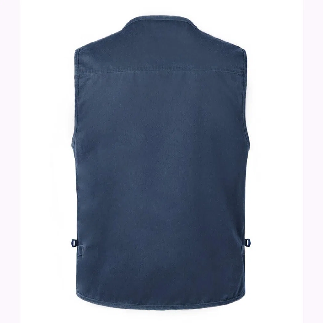 Uomo Gilet da Pesca Multitasche Giubbino da Lavoro Smanicato Traspirante Outdoor Vest JRC Safari Giacche Gilet MJ09