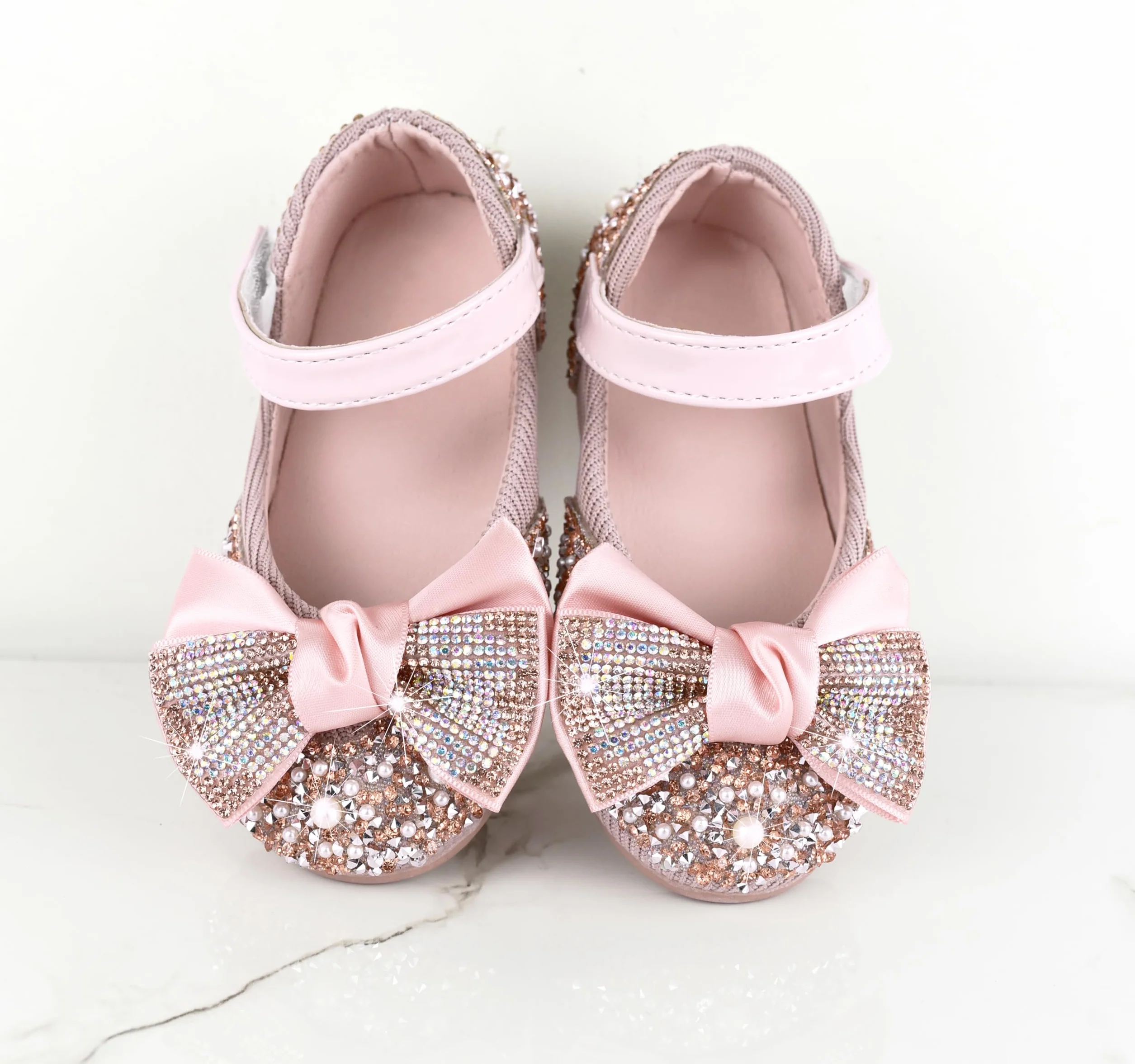 Scarpe Principessa con Paillettes, Scarpe Glitterate per Ragazza Bambina Bimba, Scarpe Cosplay Eleganti per Festa Cerimonia