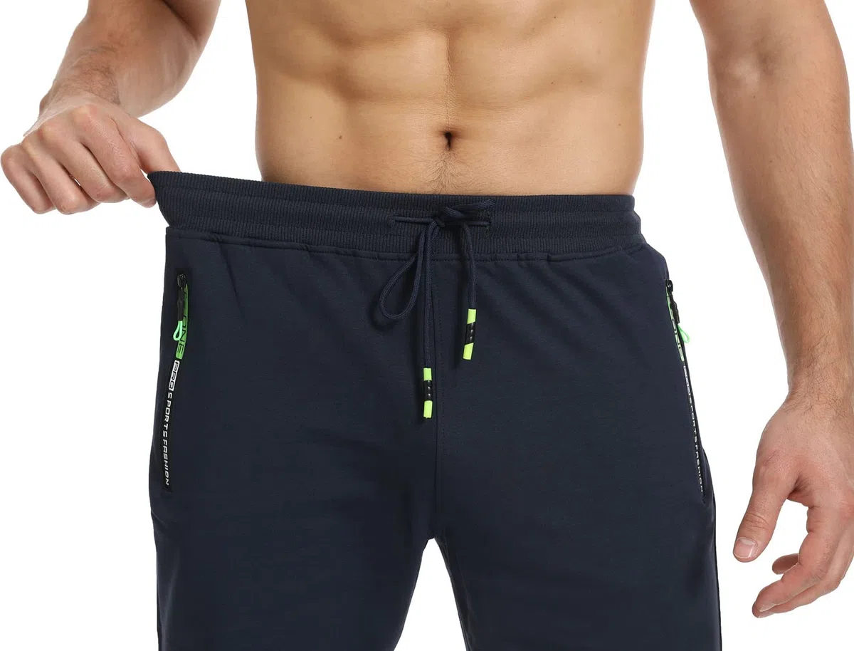 JustSun Pantaloncini Uomo Shorts Sportivi con Tasche con Zip