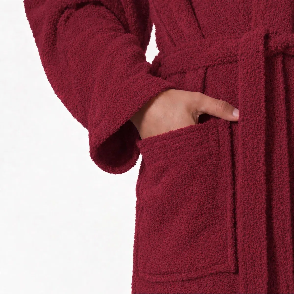 Accappatoio Unisex in Spugna 100% Cotone 400 gr con Cappuccio – Morbido e Assorbente, con Cintura, Tasche e Appendino – Uomo Donna Adulto